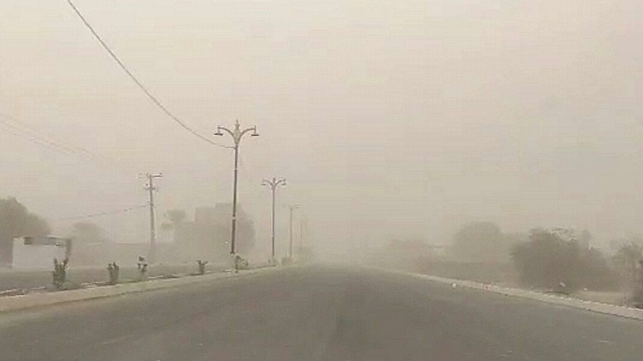 سرعت باد در زابل به ۱۱۵ کیلومتر بر ساعت رسید