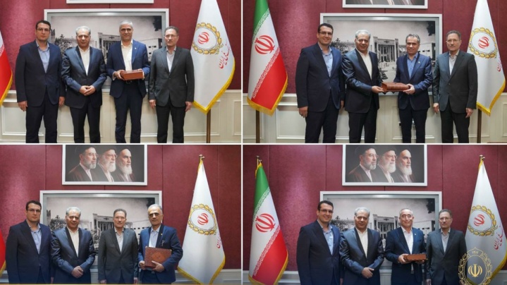 انتصاب مدیران جدید چهار منطقه امور شعب بانک ملی