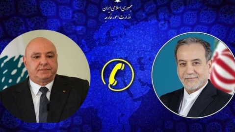 گفت‌وگوی تلفنی وزیر امور خارجه کشورمان با رئیس‌جمهور لبنان