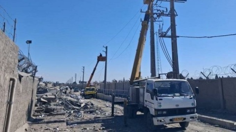 ۲۸۰۰ عملیات بازسازی شبکه برق هرمزگان در جنگ